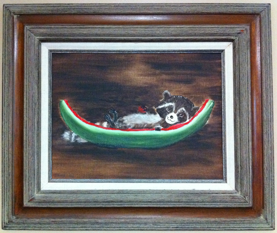 Raccoon Painting